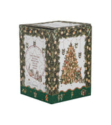 Karácsonyfás Rozsdamentes acél hőtartó termosz pohár 330 ml dobozban Tree Sparkle