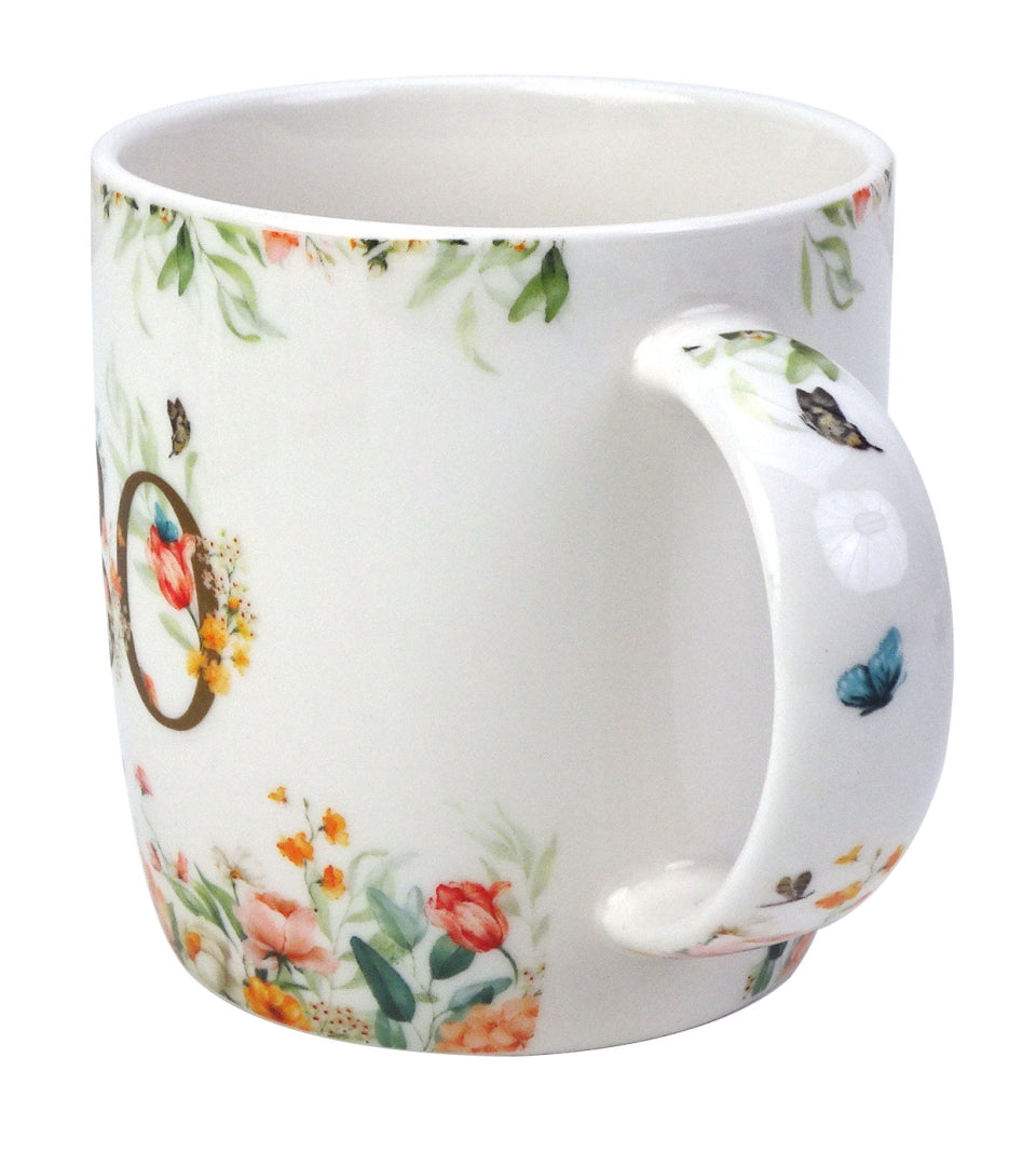 Porcelán bögre 400 ml papír díszcsomagolásban 30. születésnapra