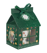 Karácsonyi macis porcelán bögre házikó díszcsomagolásban 360 ml dobozban Teddy Noel