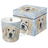 Bögre, csésze Kutyás porcelán bögre díszdobozban Quinn
