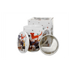 Bögre, csésze Kutyás porcelán bögre fém szűrővel díszdobozban Dog walk