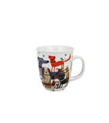 Bögre, csésze Kutyás porcelán nagy bögre 650 ml díszdobozban Dog walk