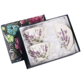 Bögre, csésze Lavender secret porcelán levendula virágos csésze 2 személyes