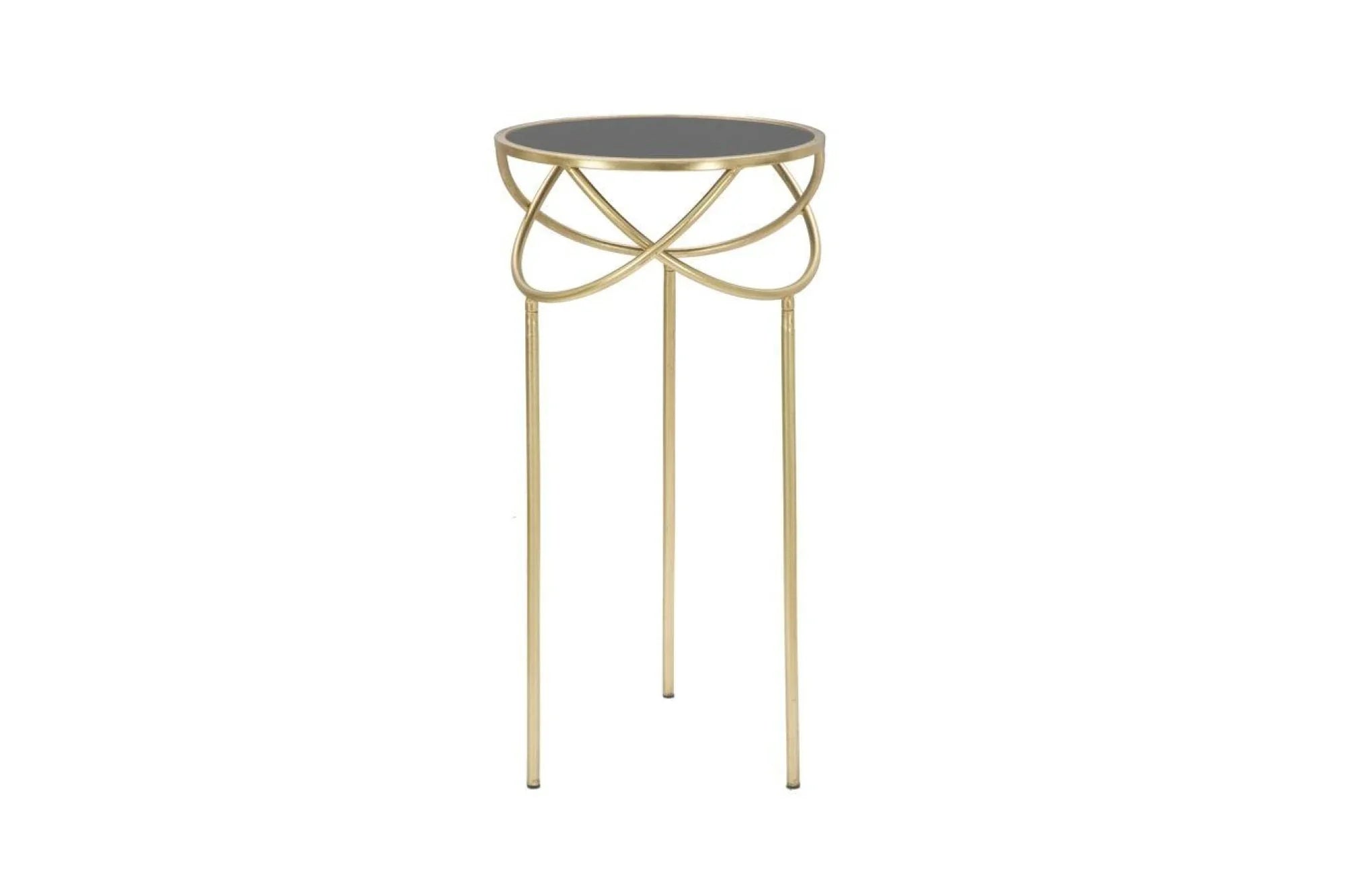 Luna arany modern lerakóasztal Ø Ø 40X80 cm Modern lerakóasztal Mauro Ferretti