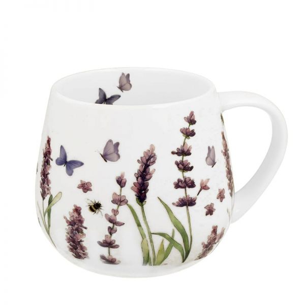 Levendulás porcelán öblös bögre – 430 ml – díszdobozos – Classic Lavende