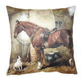 Tálca Lovas díszpárnahuzat poliészter 45x45 cm