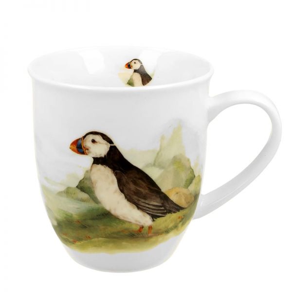 Lunda madaras porcelán bögre – 400 ml – díszdobozos