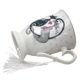 Szerelmes macskás porcelán bögre díszdobozban - 330 ml