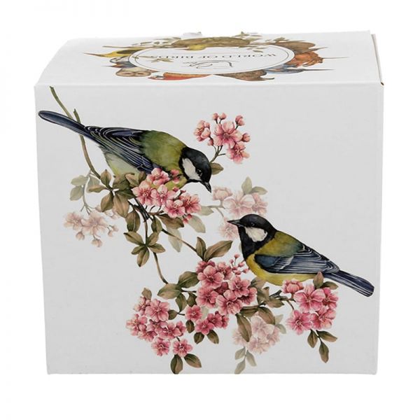 Madaras porcelán bögre - 400 ml - cinege