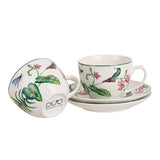 Madaras porcelán csésze aljjal – 270 ml – 2 személyes készlet díszdobozban