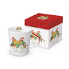 Bögre Madárkás karácsonyi porcelán bögre díszdobozban Frida & Fritz