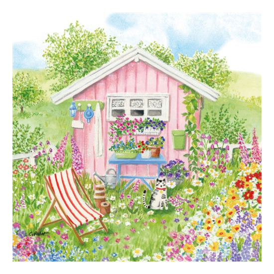 Maison Rose háromrétegű papírszalvéta 33x33 cm 20db
