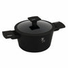 Matt fekete indukciós tapadásmentes lábas fedővel 2,5 L Berlinger Haus Matte Black