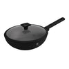 Matt fekete indukciós tapadásmentes Wok fedővel 28 cm Berlinger Haus Matte Black