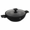 Matt fekete indukciós tapadásmentes Wok fedővel 30 cm Berlinger Haus Matte Black