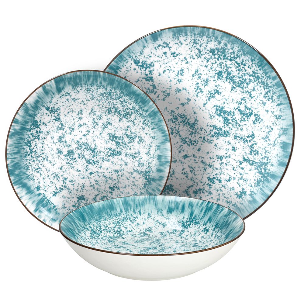Tognana 18 részes mediterrán porcelán étkészlet Madison