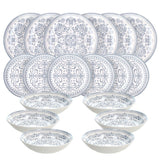 Tognana 18 részes marokkói–mediterrán porcelán étkészlet Arabesque