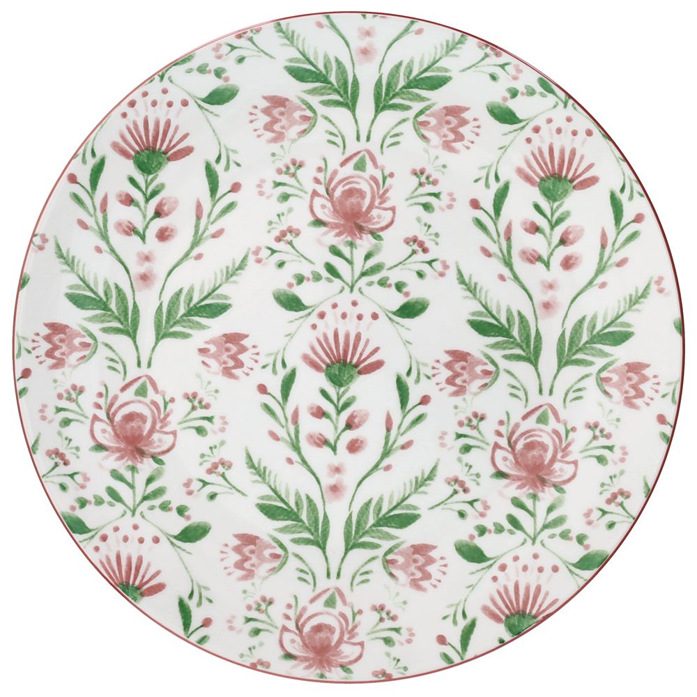 Tognana 18 részes virág mintás színes porcelán étkészlet Lolita