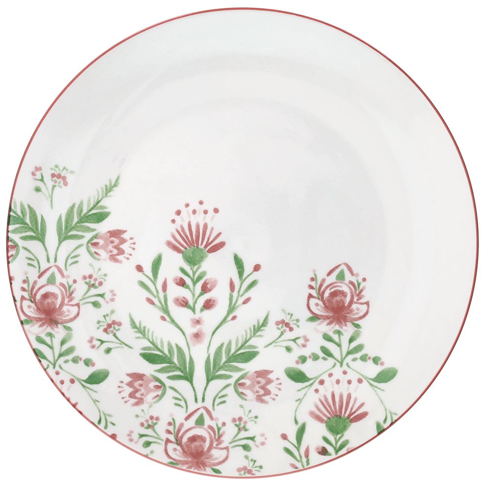 Tognana 18 részes virág mintás színes porcelán étkészlet Lolita