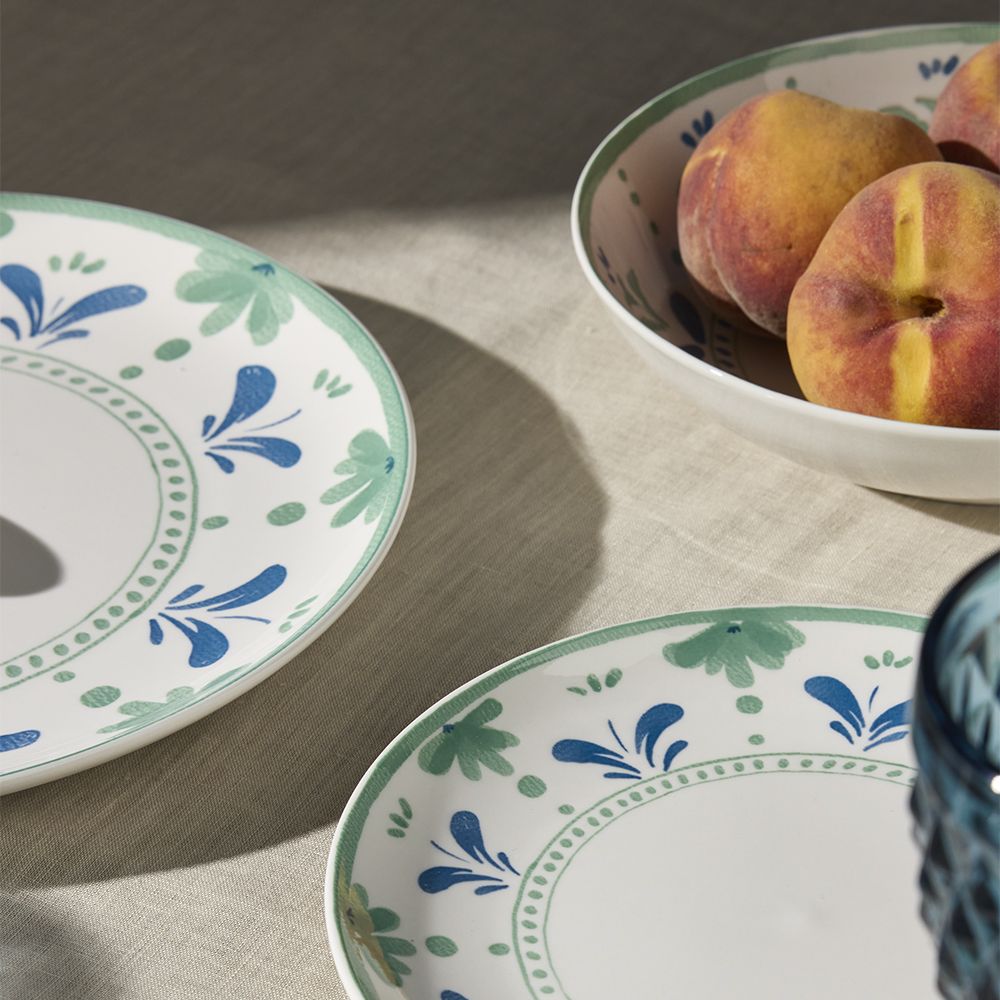 Tognana 18 részes mediterrám porcelán étkészlet Positano