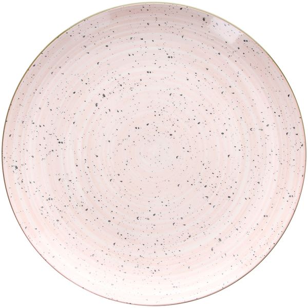 Rózsaszín porcelán 18 részes étkészlet Tognana Pepper Rosa