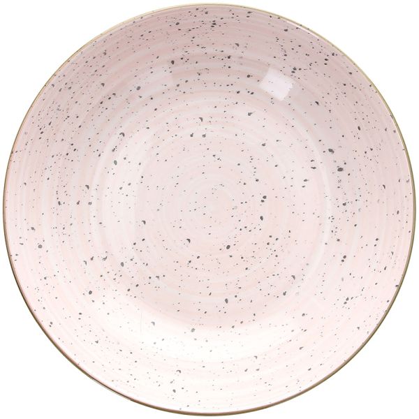 Rózsaszín porcelán 18 részes étkészlet Tognana Pepper Rosa