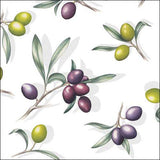 Szalvéta Mediterrán papírszalvéta 33x33 cm olívás Delicious olives