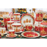 Tányér, étkészlet Mézeskalács Porcelán szív alakú tálca