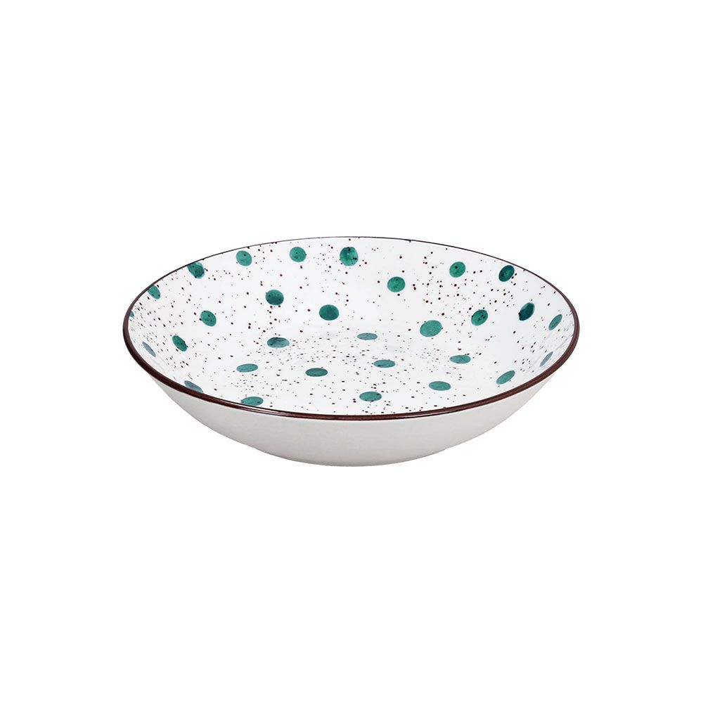 Tognana Zöld 18 részes porcelán étkészlet MOON TEAL MIRAGE