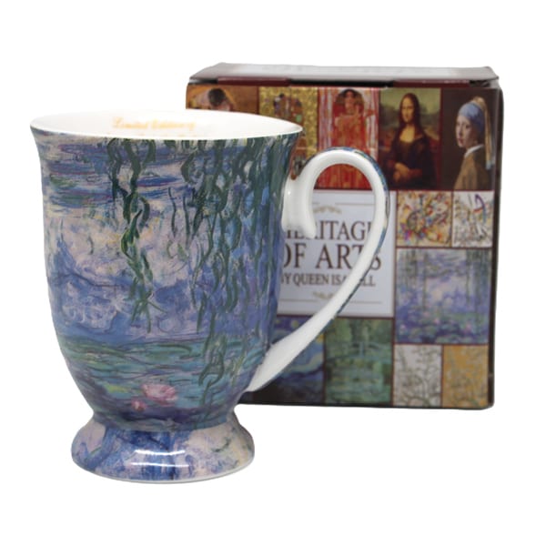 Monet porcelán bögre - 300 ml - Vizililiomok