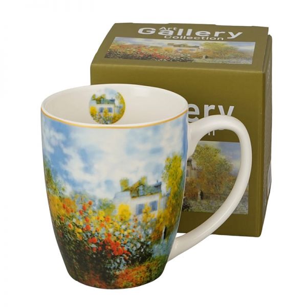 Monet porcelán bögre – 360 ml – Argenteuil – i kert