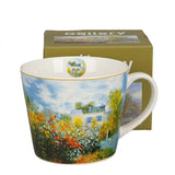 Monet nagyméretű porcelán bögre 600 ml – Argenteuil – i kert