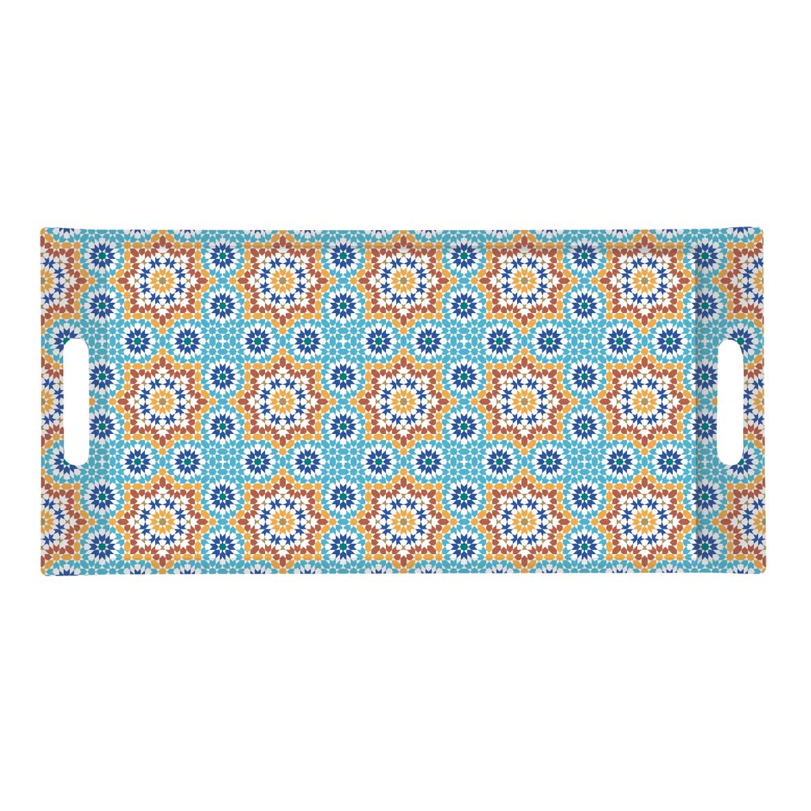 Teáskanna Műanyag hosszúkás konyhai tálca 40x19 cm Marrakech