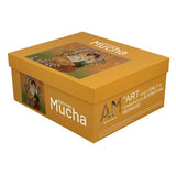 Mucha porcelán csésze aljjal- 270 ml - 2 személyes készlet - Topáz