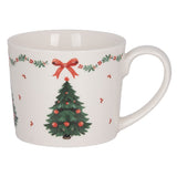 Karácsonyi porcelán bögre 275 ml Traditional Christmas Harmony