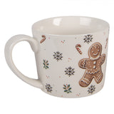 Karácsonyi porcelán bögre 275 ml mézeskalács babás