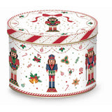 Bögre, csésze Nutcracker Twist karácsonyi porcelán bögre fém díszdobozban