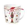 Bögre, csésze Nutcracker Twist karácsonyi porcelán bögre fém díszdobozban