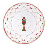 Tálka Nutcracker Twist karácsonyi porcelán tál kerek 15 cm