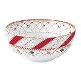 Tálka Nutcracker Twist karácsonyi porcelán tál kerek 15 cm
