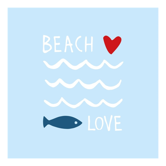 Szalvéta Nyári papírszalvéta halmintás Beach Love