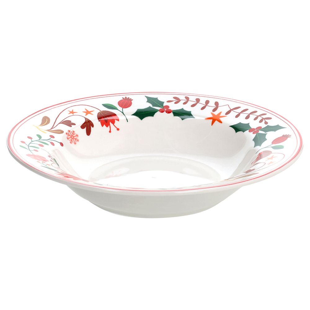18 részes karácsonyi porcelán étkészlet Tognana Winter Folk