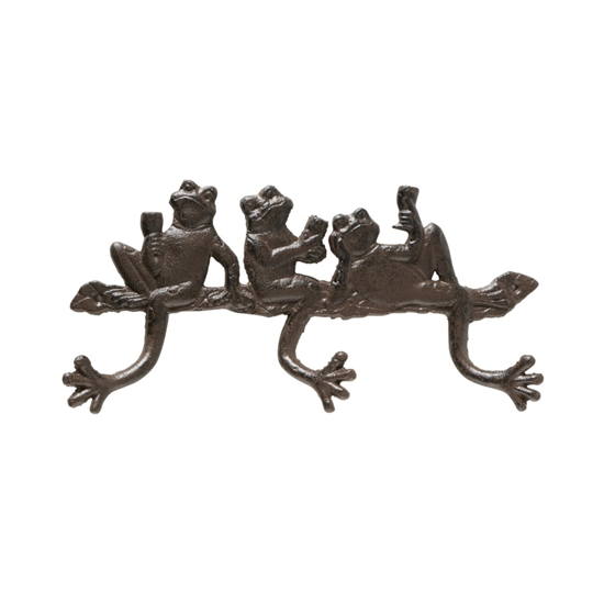 Öntöttvas fogas békás 4x27x14 cm Froggy