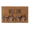Lábtörlő Őszi gomba mintás kókuszrost lábtörlő Welcome