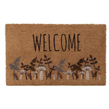 Lábtörlő Őszi gomba mintás kókuszrost lábtörlő Welcome