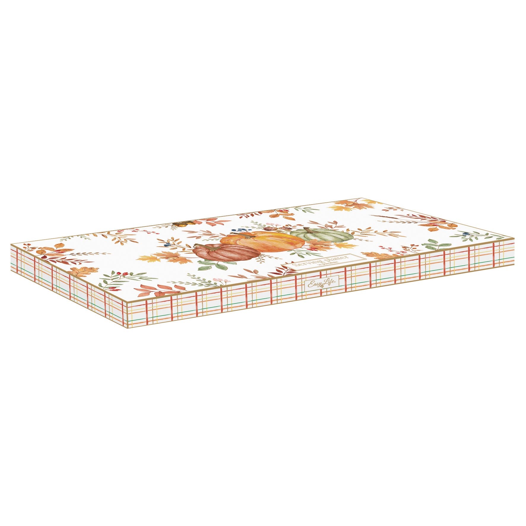 Tálca Őszi Mintával dísztökkel díszített Porcelán kínáló tálca Harvest