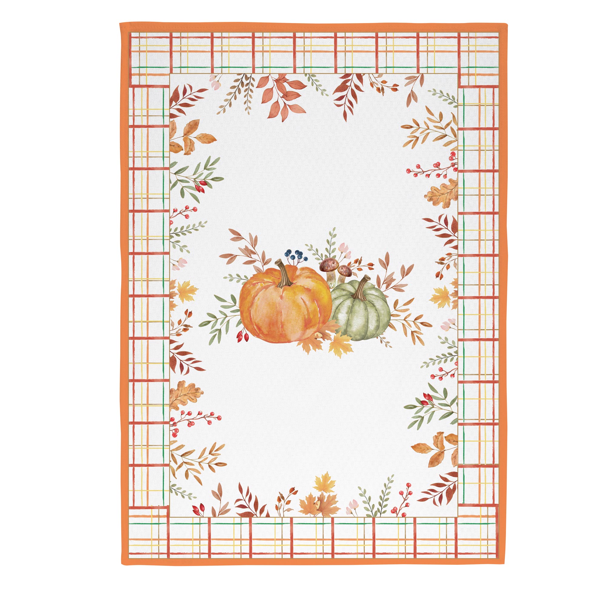 Konyharuha Őszi pamut konyharuha 2 db szett dísztök mintával 50x70 cm