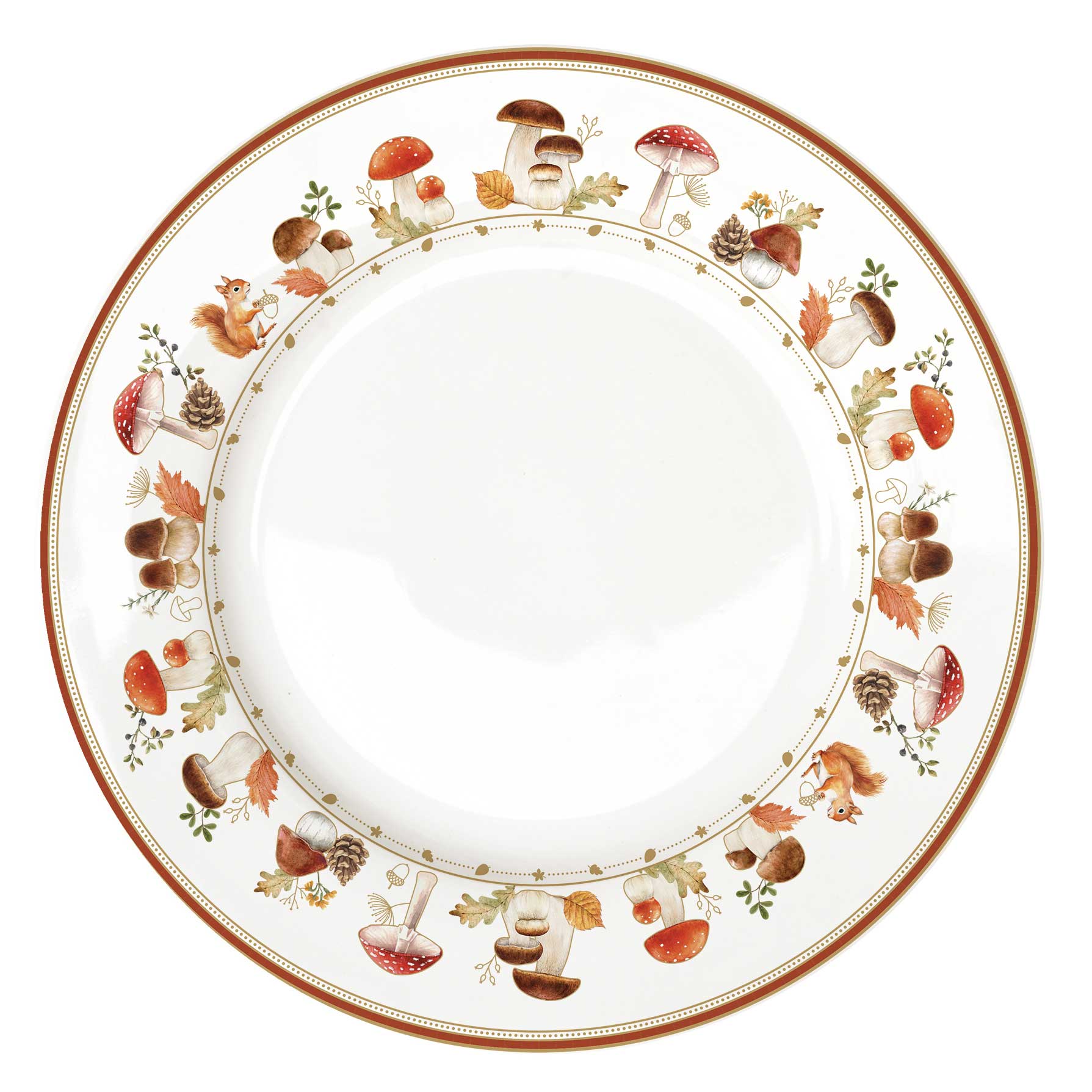 Tányér, étkészlet Őszi porcelán 18 részes étkészlet Autumn Breeze