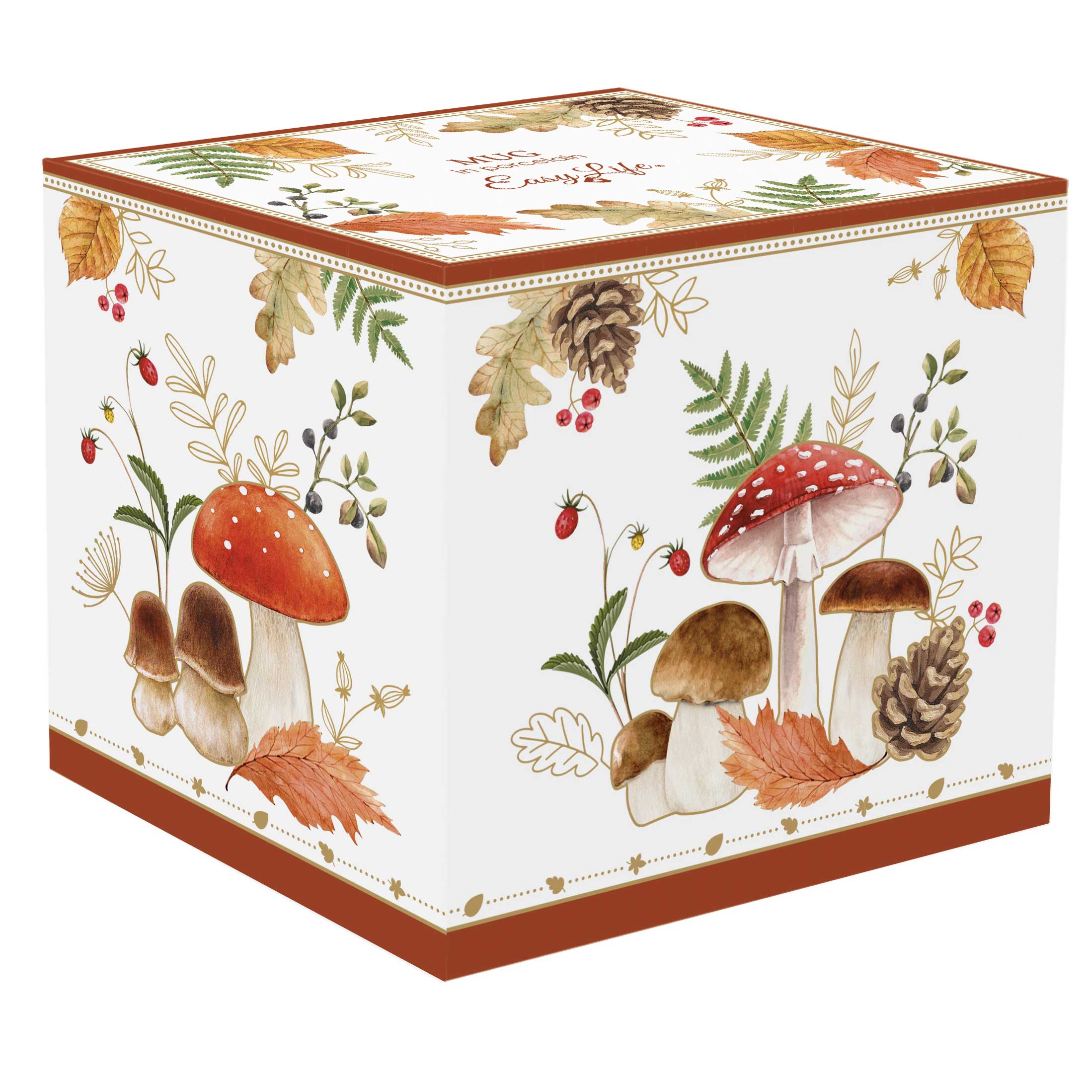 Bögre Őszi porcelán bögre díszdobozban Autumn Breeze