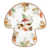 Tál Őszi porcelán gomba alakú kínáló tál díszdobozban Autumn Breeze
